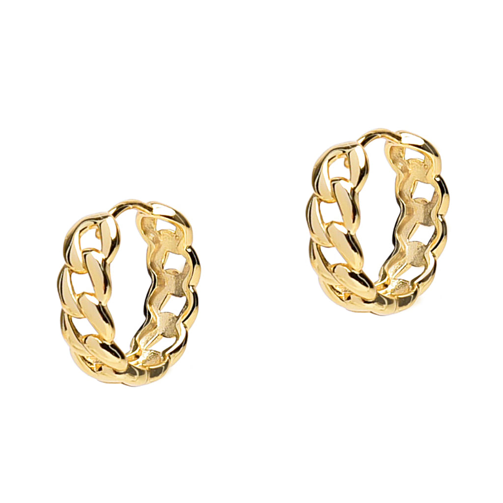 Cuban hoop earrings sale