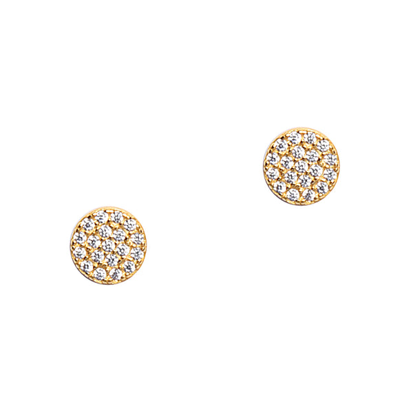 Sparkle Disc Studs