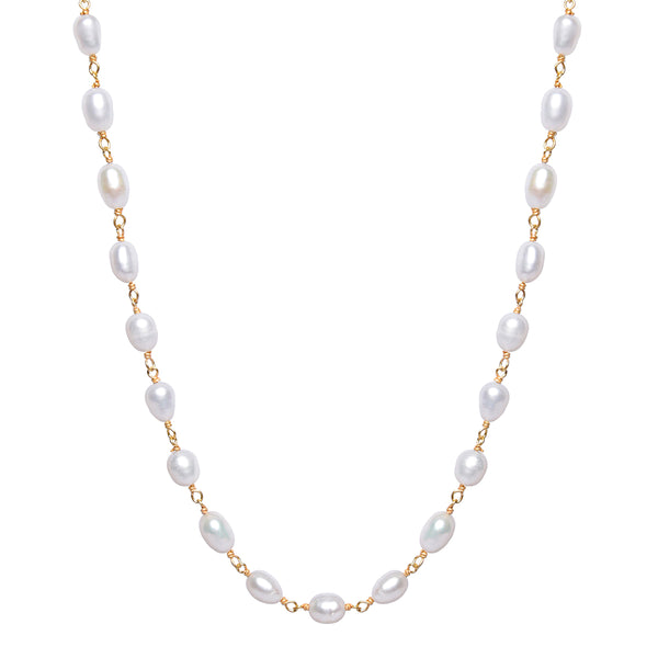 Bianca Pearl Toggle Necklace