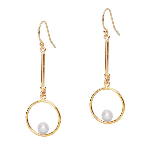 Pearl Pendulum Earrings