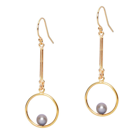 Pearl Pendulum Earrings