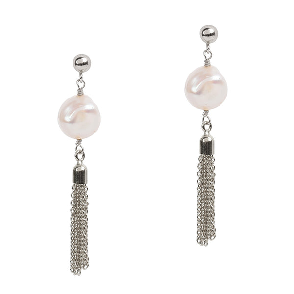 Lisa Keshi Pearl Earrings