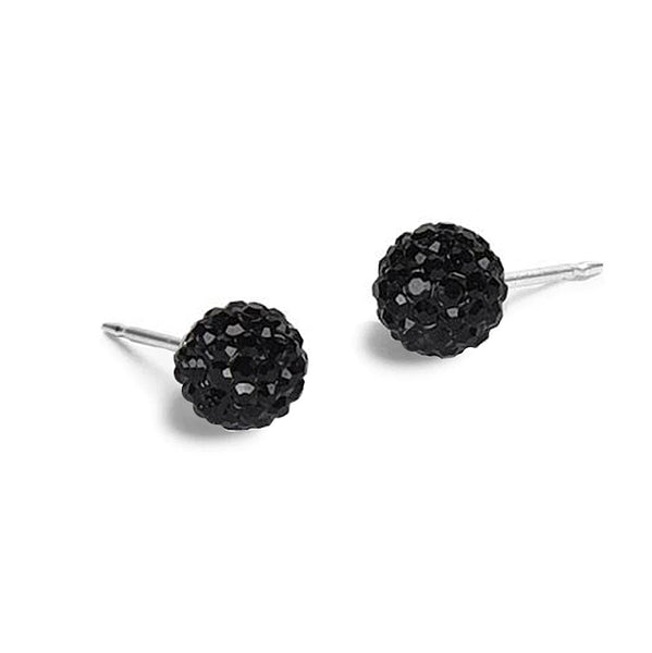 Dagen Jet Black Fireball Studs