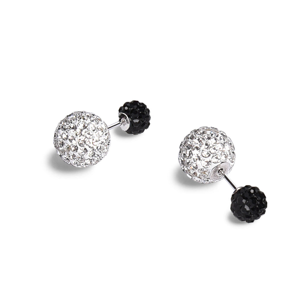 White ball deals earrings