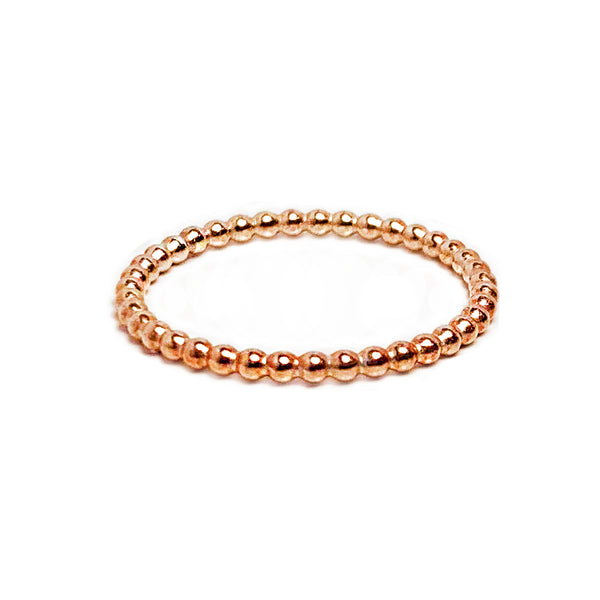 Rose Gold Bead Ring