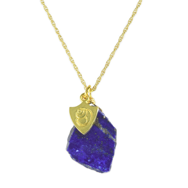 Lapis Slice Pendant