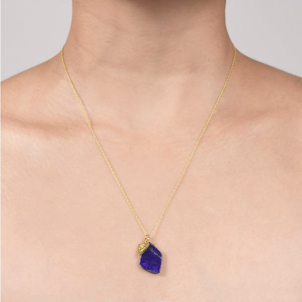 Lapis Slice Pendant