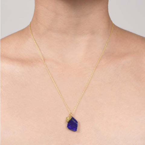 Lapis Slice Pendant