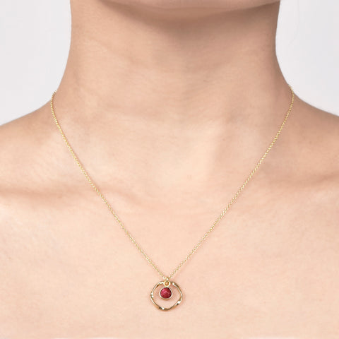 Ruby Orbit Pendant