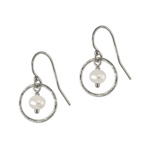 Pearl Satellite Earrings