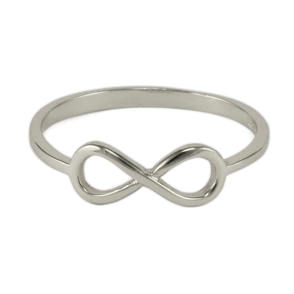 Two Hearts entwined Infinity Ring – SilverPlus Jewellery