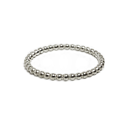 Silver Bead Ring