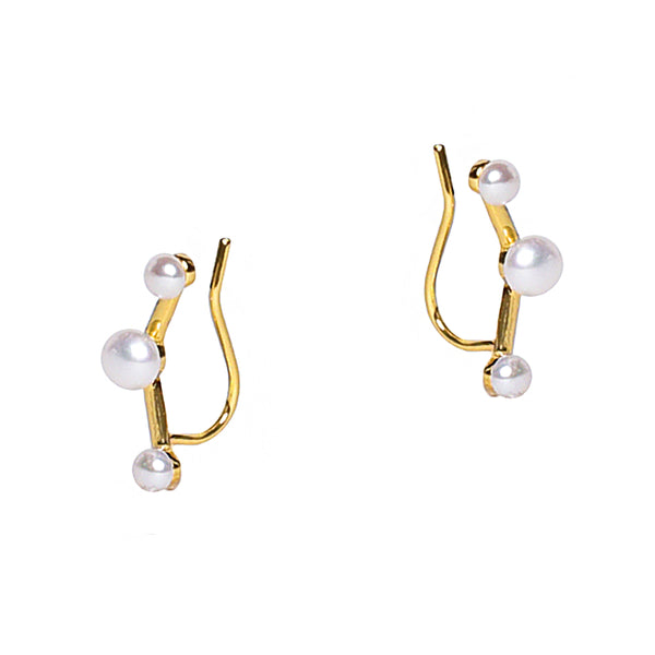 Pearl Constellation Ear Climber