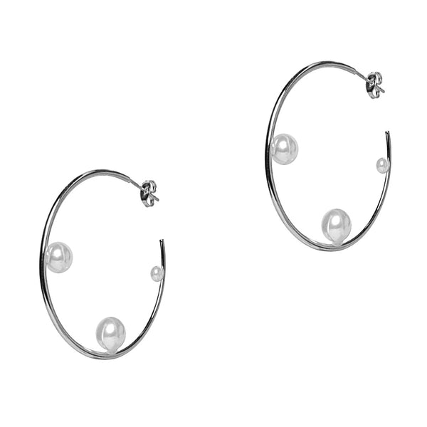 Pearl Galaxy Hoops