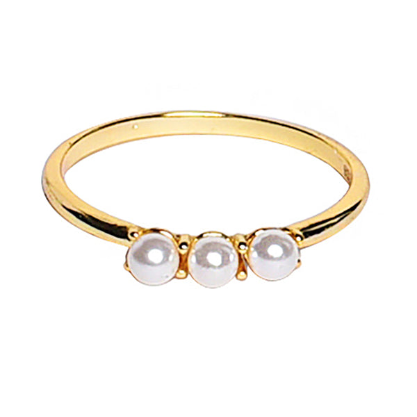 Pearl Trio Ring