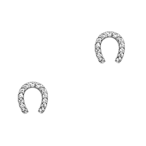 Horseshoe Stud Earrings