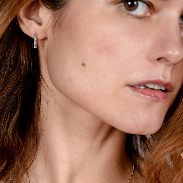 Baguette Bar Earrings