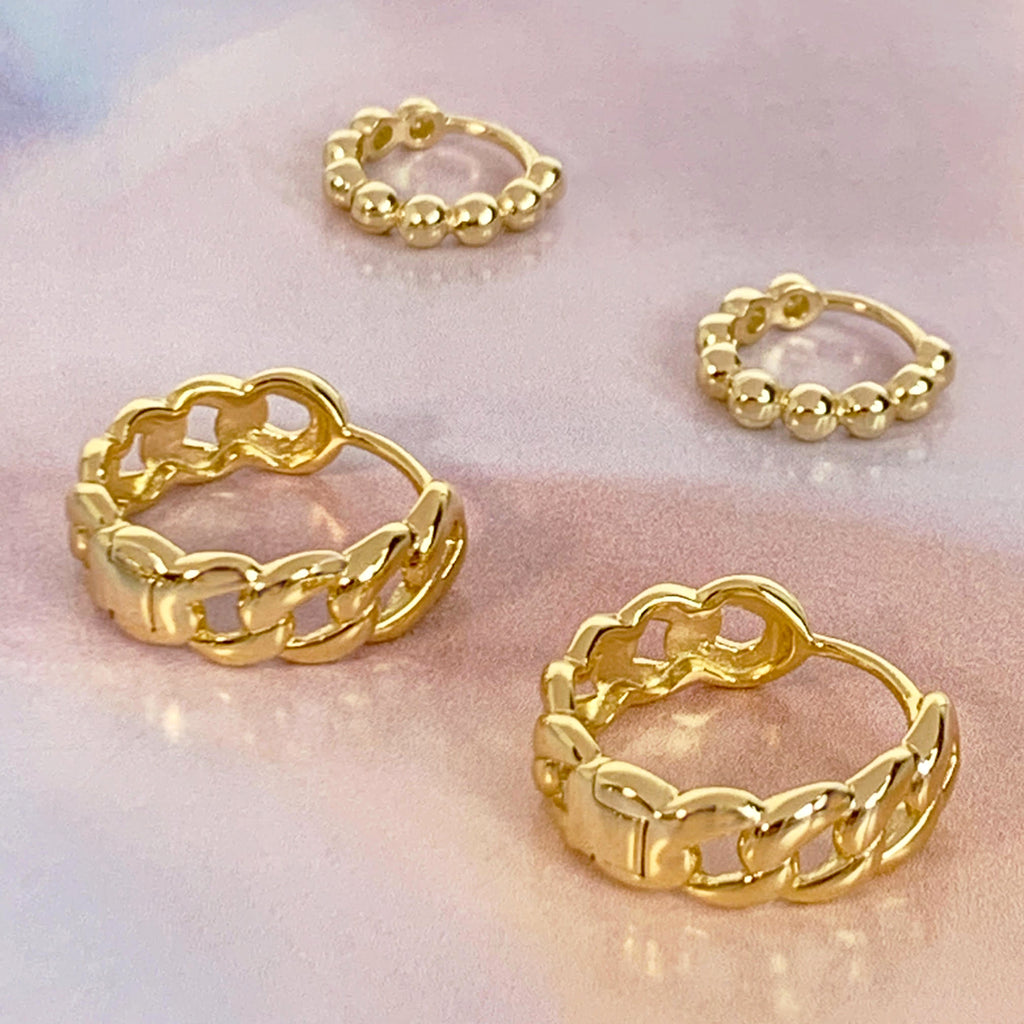 Cuban link hoops Clearance