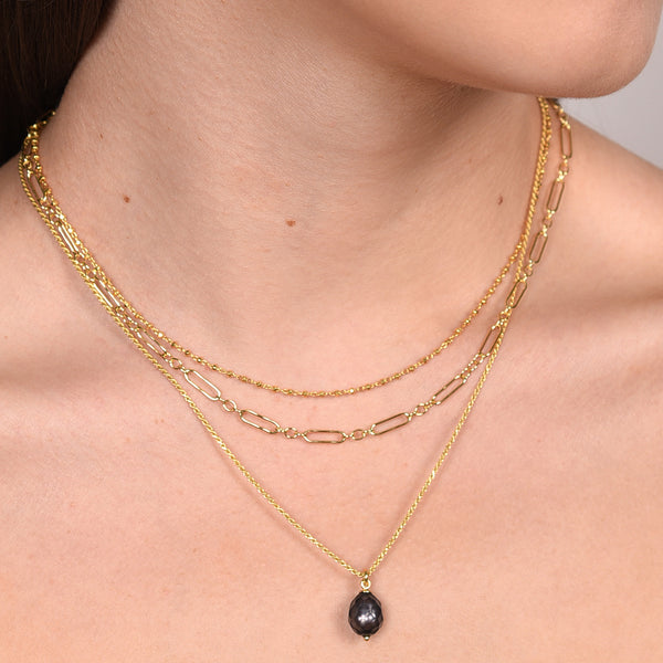 Midnight Pearl Pendant