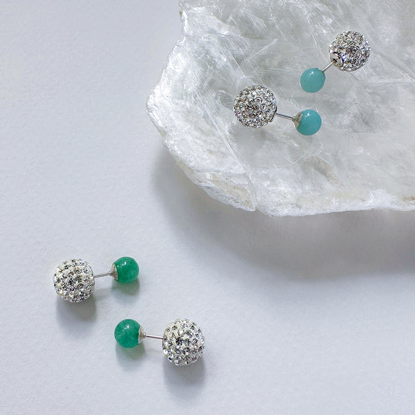 Green Aventurine-Amazonite Gem Ball Set