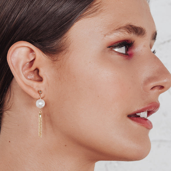 Lisa Keshi Pearl Earrings