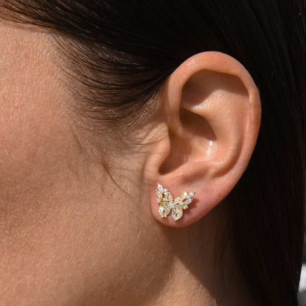 Butterfly Stud Earrings