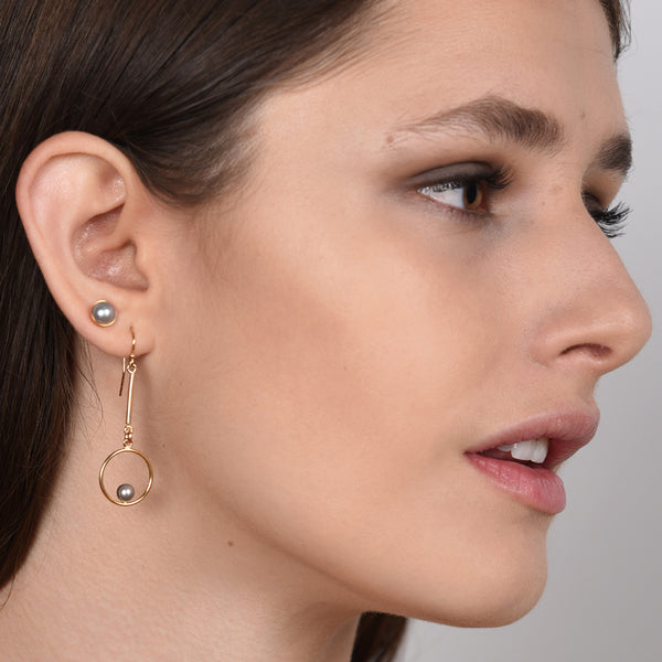 Pearl Pendulum Earrings