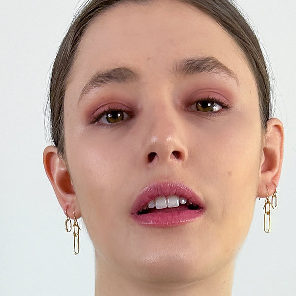 Linked In Drop Earrings