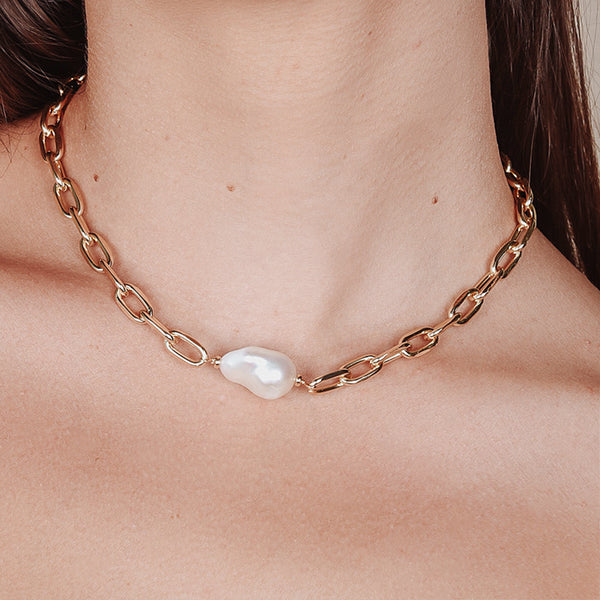 Marisa Baroque Pearl Necklace