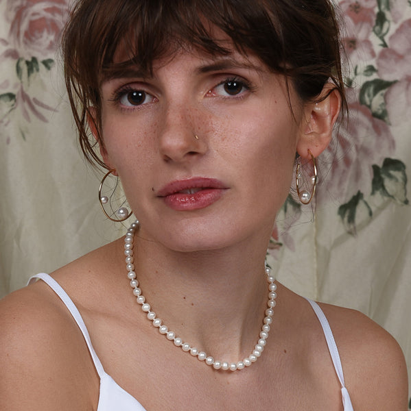 Pearl Galaxy Hoops