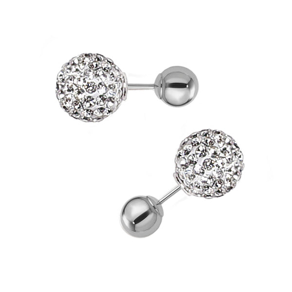 Dagen Crystal Ball Earrings