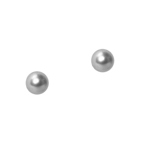 Gray Essential Pearl Studs