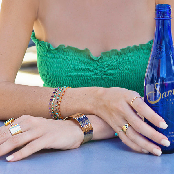 Hammered Cuff