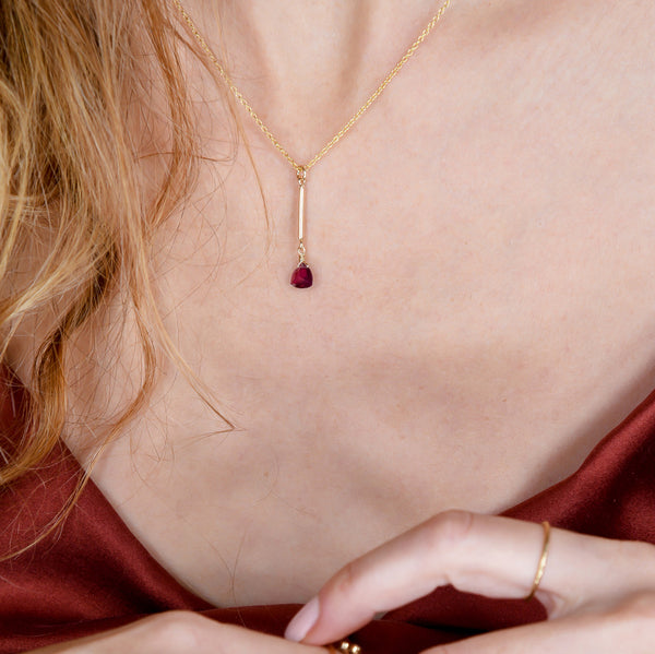 Garnet True Blood Necklace